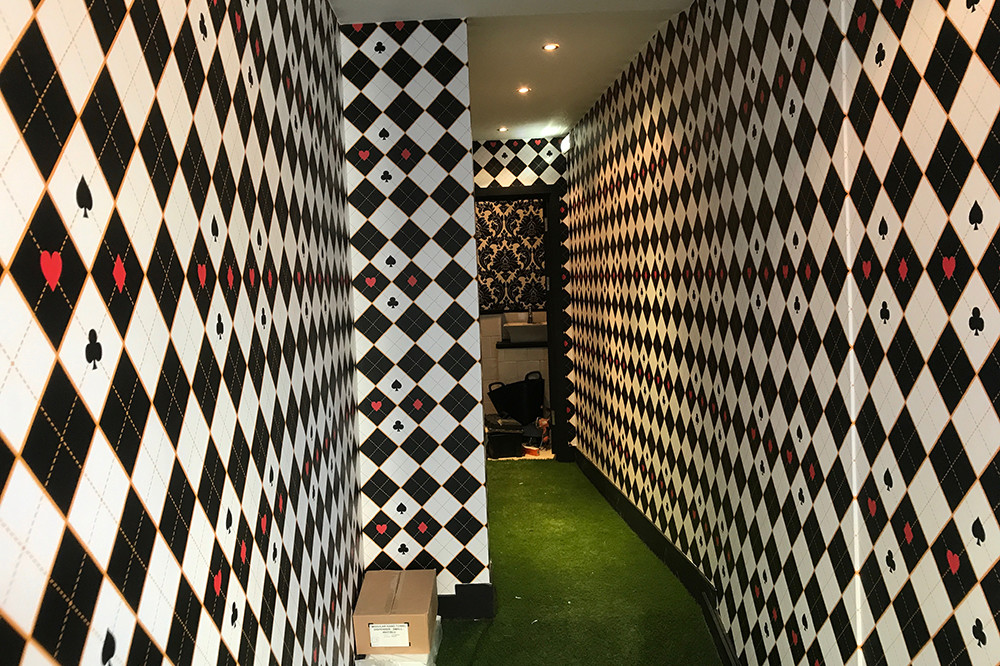 Custom vinyl wall graphics installed by UK Install