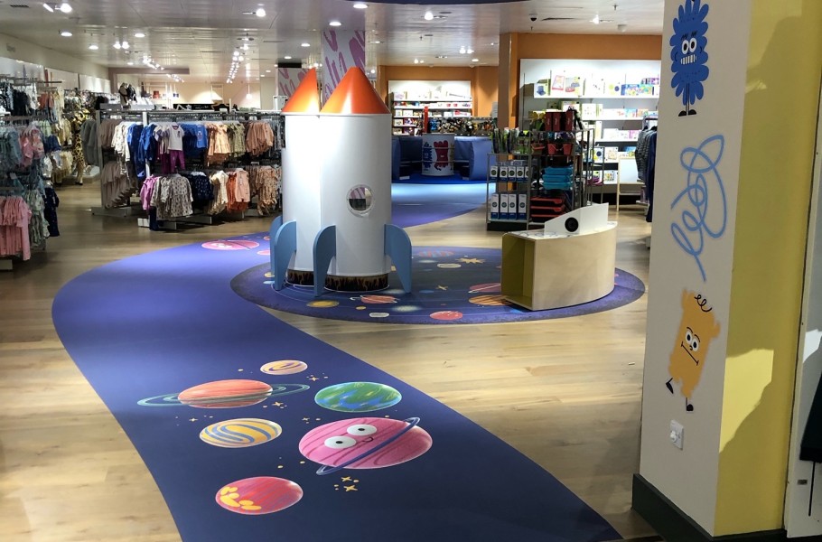 Retail Floor Graphics: What They Do and How They Last